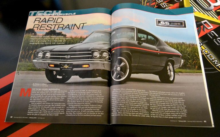 1969 Chevelle in February, 2015 Hemmings Muscle Machines Magazine