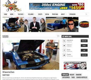 V8 Speed and Resto Shop Featured in Gearheads 4 Life Magazine Shop Tour