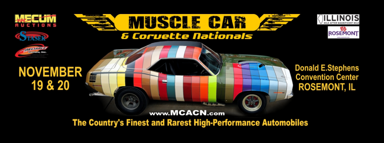 2016 Muscle Car And Corvette Nationals Is This Weekend, November 19-20, 2016