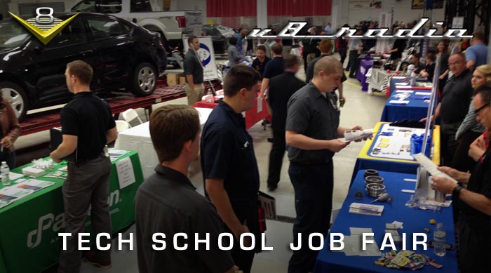 V8 Radio: Tech School Job Fair and Working In The Auto Enthusiast Industry
