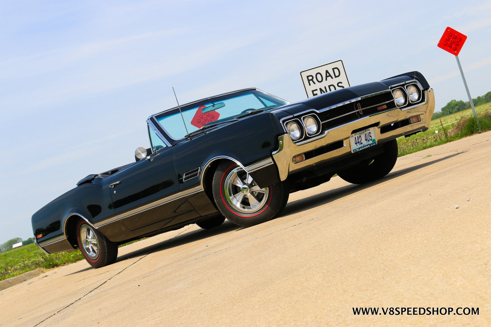1966 Oldsmobile 442 4-Speed Convertible at V8 Speed & Resto Shop