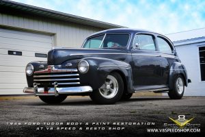 1946 Ford Tudor Restoration Photo Gallery and Video at V8 Speed and Resto Shop