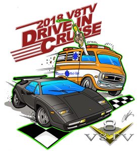 2018 V8TV Drive In Cruise Features The Cannonball Run