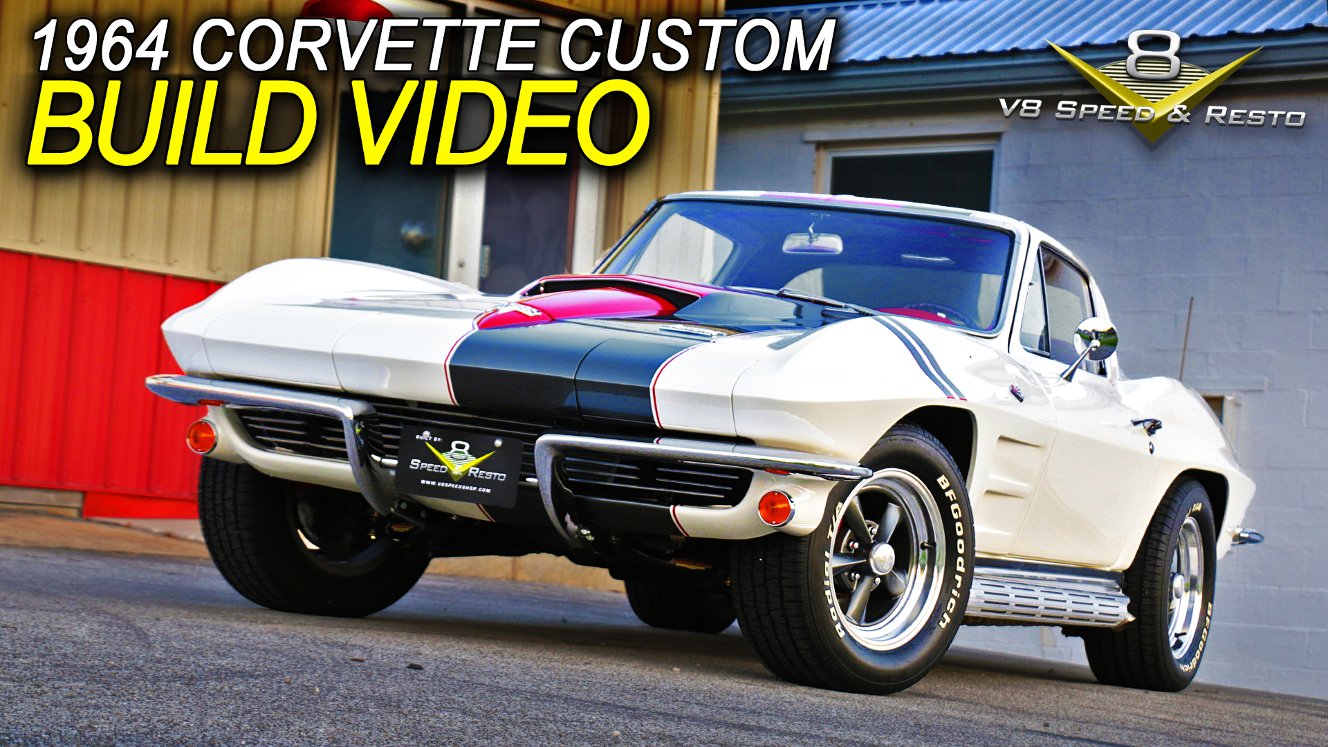 Hot Wheels: Chevy Corvette Restomod Build: Custom '64 Corvette C2 At The V8 Speed and Resto Shop