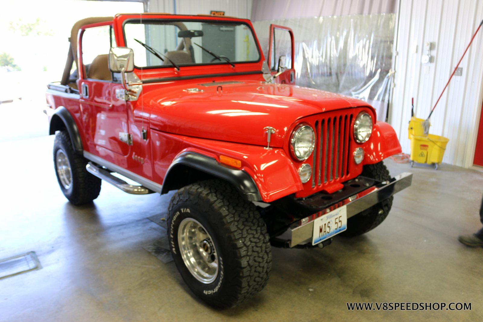 1979 Jeep CJ Maintenance at the V8 Speed and Resto Shop