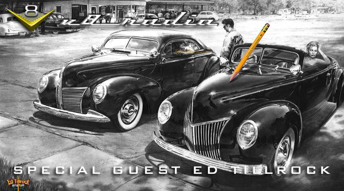 Automotive Artist Ed Tillrock on the V8 Radio Podcast