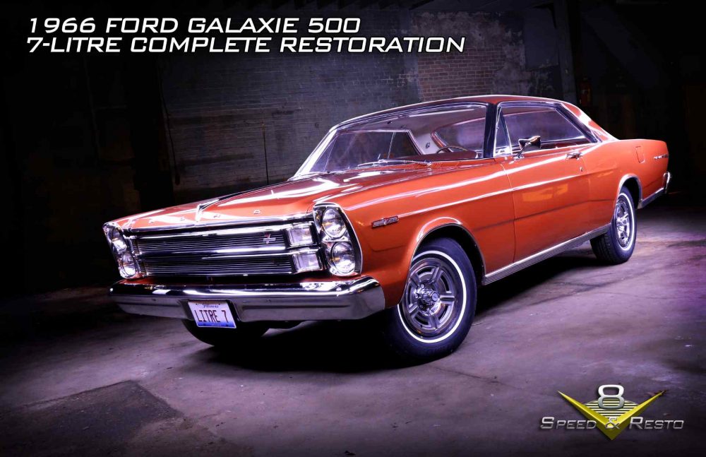 1966 Ford Galaxie 7-Litre complete restoration at the V8 Speed and Resto Shop