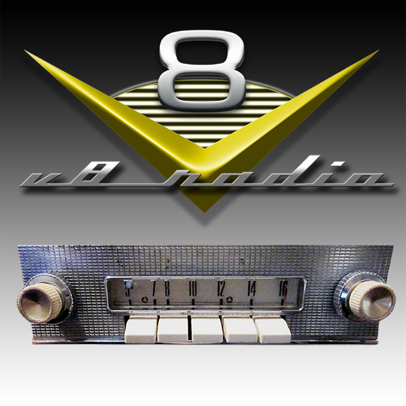 V8 Radio Logo