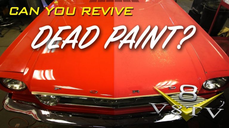Can You Revive Dead Paint? V8 Speed and Resto Shop V8TV Video