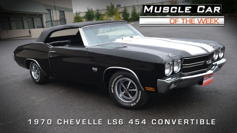 Muscle Car Of The Week Video #44:  1970 Chevrolet Chevelle SS LS6 454 Convertible