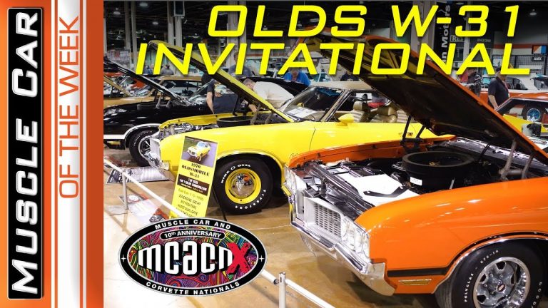 Oldsmobile W31 Display 2018 Muscle Car And Corvette Nationals Muscle Car Of The Week 282 V8TV