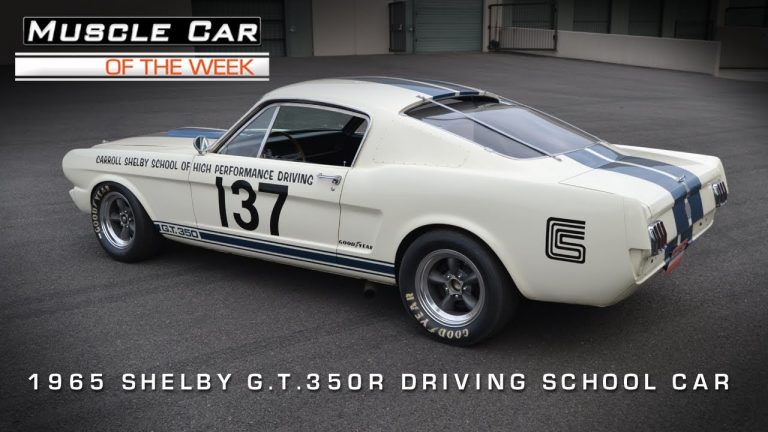 1965 Shelby GT350R Racing School Car Muscle Car Of The Week Video #40