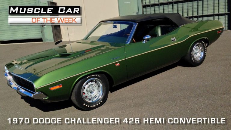 Muscle Car Of The Week Episode #86: 1970 Dodge Challenger 426 Hemi Convertible Video