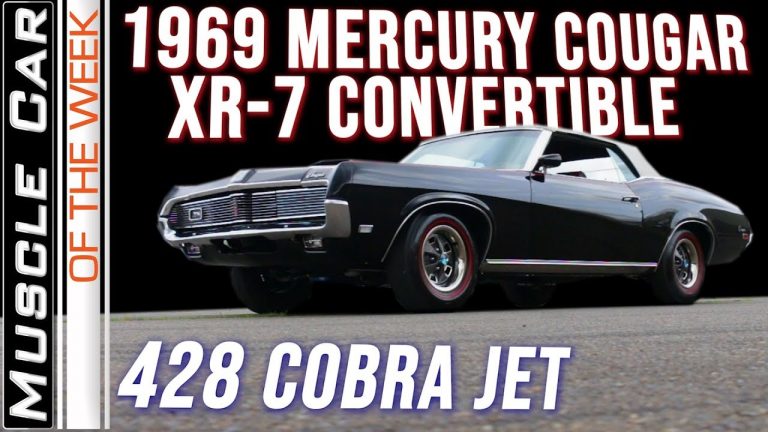 1969 Mercury Cougar XR7 428 CJ Convertible: Muscle Car Of The Week Episode 342 V8TV