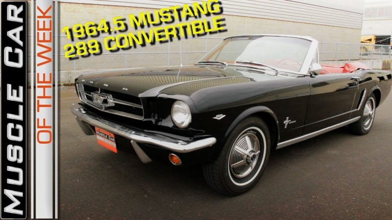 1965 Ford Mustang 289 Convertible Video: Muscle Car Of The Week Episode 257 V8TV