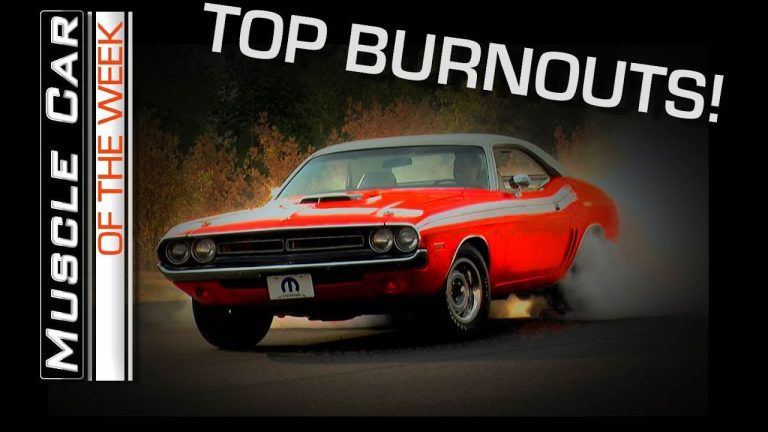 Top 5 Muscle Car Burnouts Muscle Car Of The Week Video Episode 235 V8TV