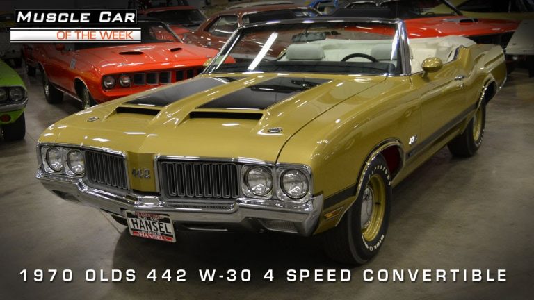 Muscle Car Of The Week Video #54: 1970 Oldsmobile 442 W-30 4-Speed Convertible