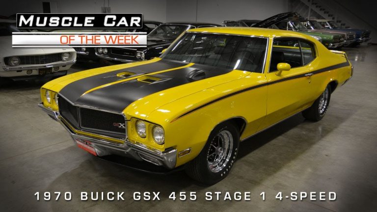 1970 Buick GSX 455 Stage 1 4-Speed Muscle Car Of The Week Video #45