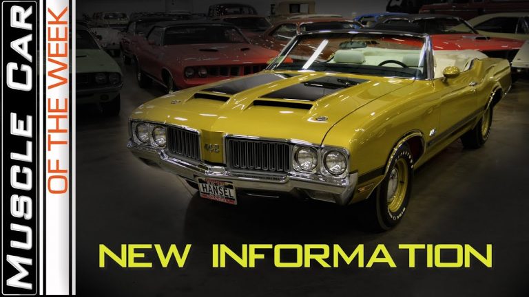 1970 Olds 442 W-30 4-Speed Convertible Revisit : Muscle Car Of The Week Video Episode 303 V8TV