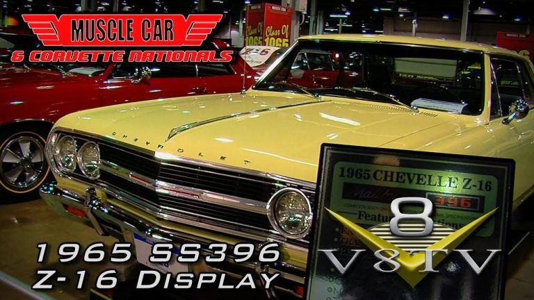 1965 Chevelle Malibu SS396 Z-16 At Muscle Car and Corvette Nationals Video V8TV