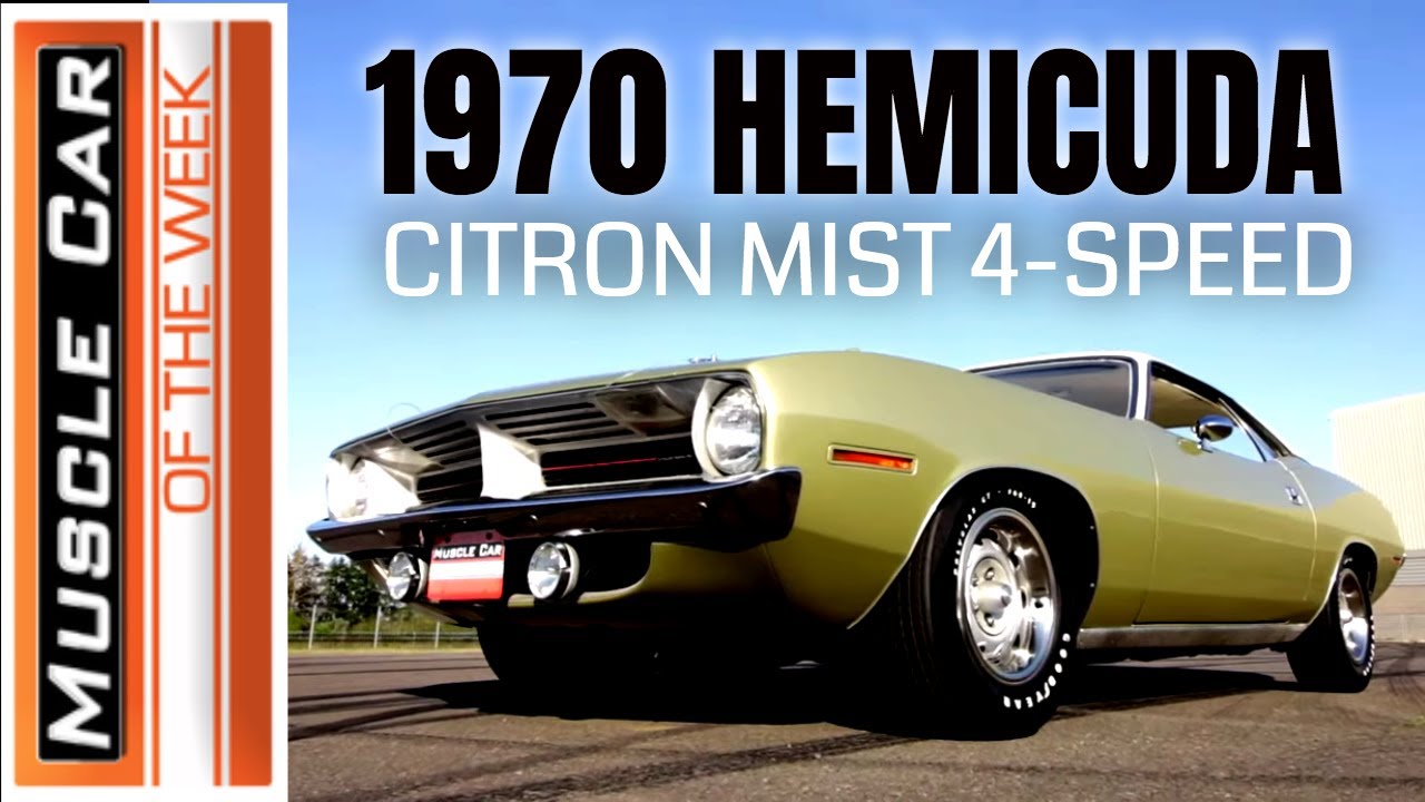 1970 Plymouth Cuda 426 Hemi 4-Speed – Muscle Car Of The Week Video Episode 348