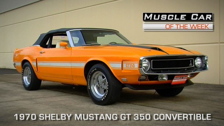 Muscle Car of the Week Video Episode #107: 1970 Shelby Mustang GT 350 Convertible