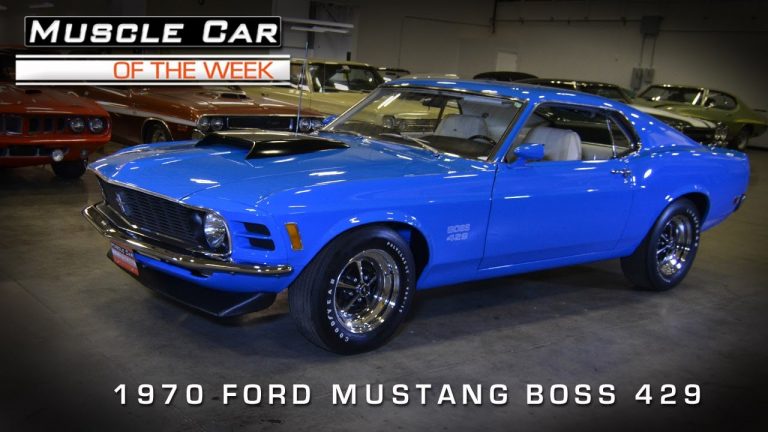 Muscle Car Of The Week Video #32: 1970 Ford Mustang BOSS 429