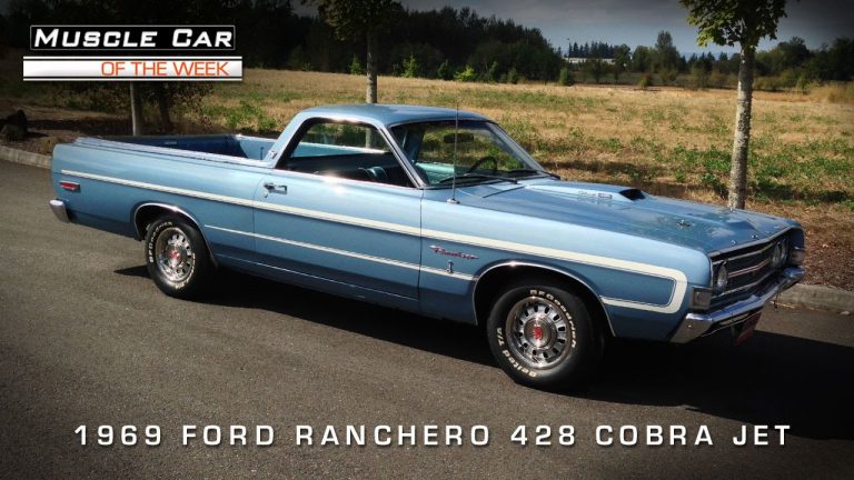 Muscle Car Of The Week #79: 1969 Ford Ranchero GT 428 Cobra Jet Video