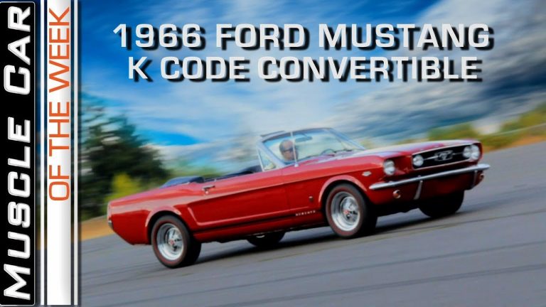 1966 Ford Mustang 289 K Code Convertible Muscle Car Of The Week Video Episode 238 V8TV