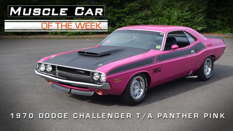 Muscle Car Of The Week Video #24: 1970 Dodge Challenger T/A Panther Pink
