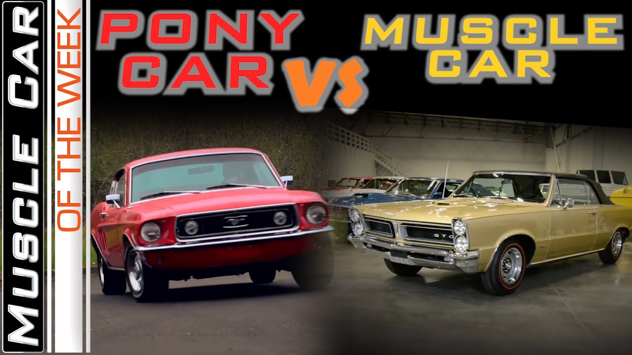 Pony Cars Vs. Muscle Cars – Muscle Car Of The Week Episode 361