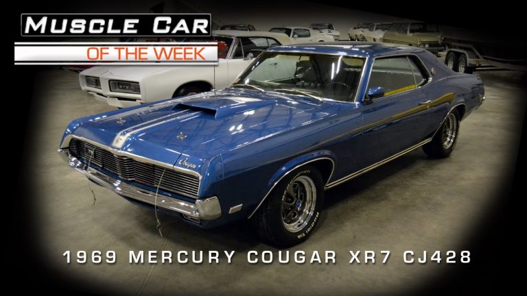 Muscle Car Of The Week Video #37: 1969 Mercury Cougar XR7 Cobra Jet 428