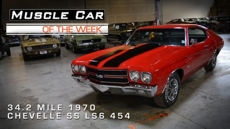 Muscle Car Of The Week Video #8: 34.2 Mile 1970 Chevelle SS LS6