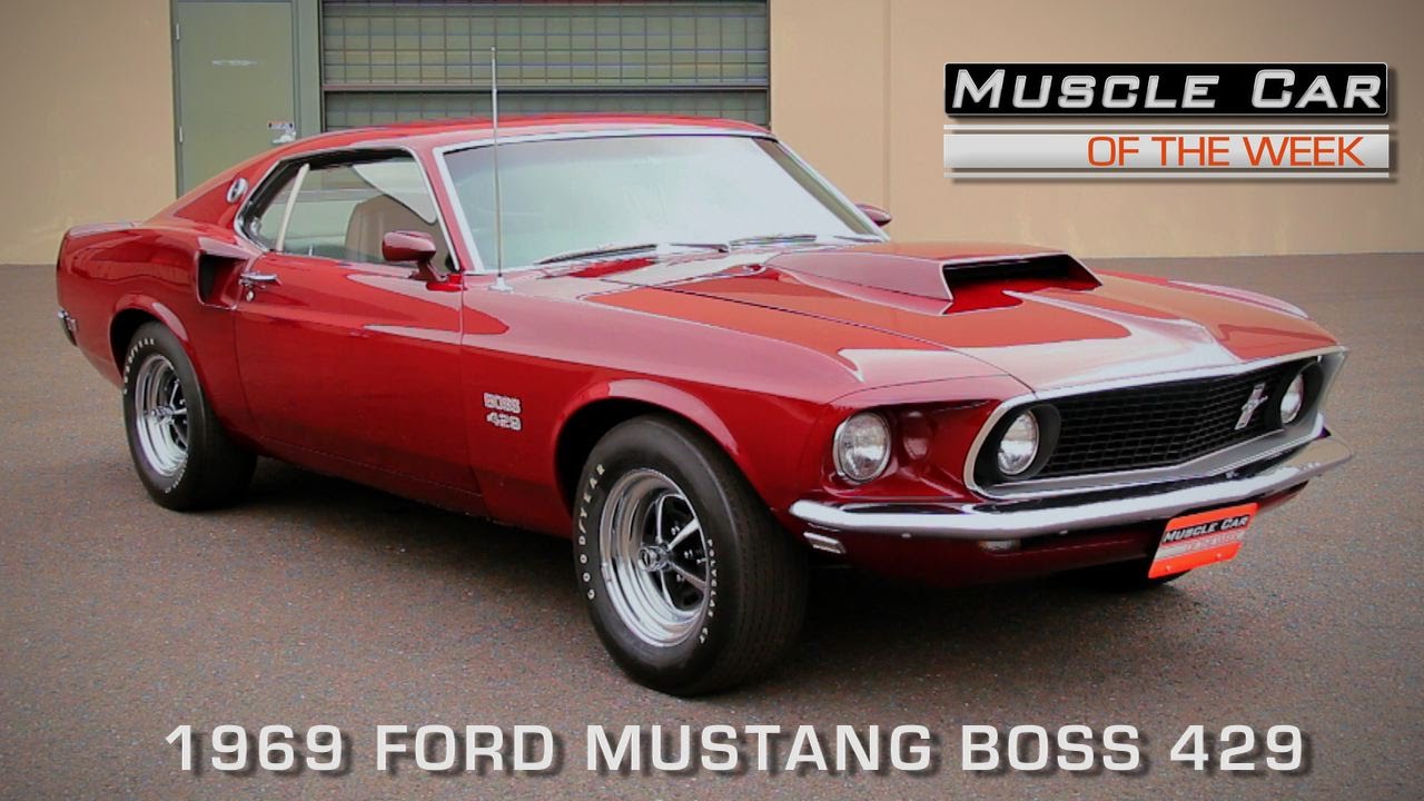 Muscle Car Of The Week Episode #123:  1969 Ford Mustang BOSS 429 Video V8TV