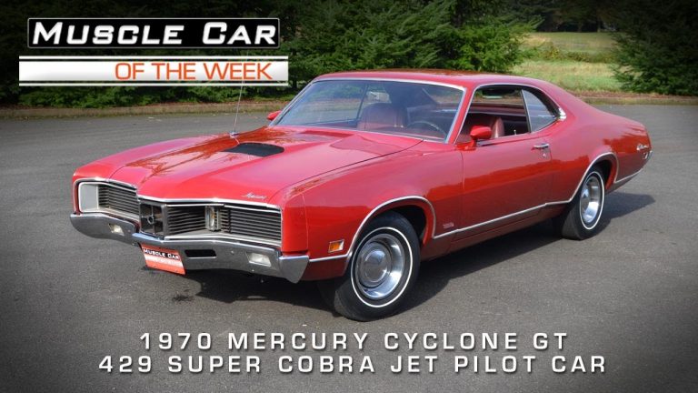 1970 Mercury Cyclone GT 429 Super Cobra Jet Pilot Car Muscle Car Of The Week Video #35