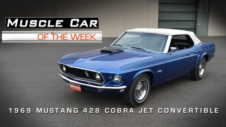Muscle Car Of The Week Video #27: 1969 Ford Mustang 428 Cobra Jet Convertible