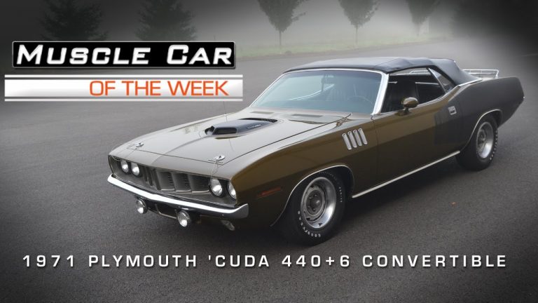 Muscle Car Of The Week Video #19: 1971 Plymouth ‘Cuda 440-6 Convertible