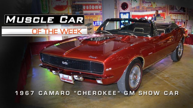Muscle Car Of The Week Video #25: 1967 Camaro “Cherokee” Concept Show Car