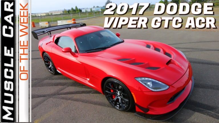 2017 Dodge Viper GTC / ACR Muscle Car Of The Week Video Episode 323