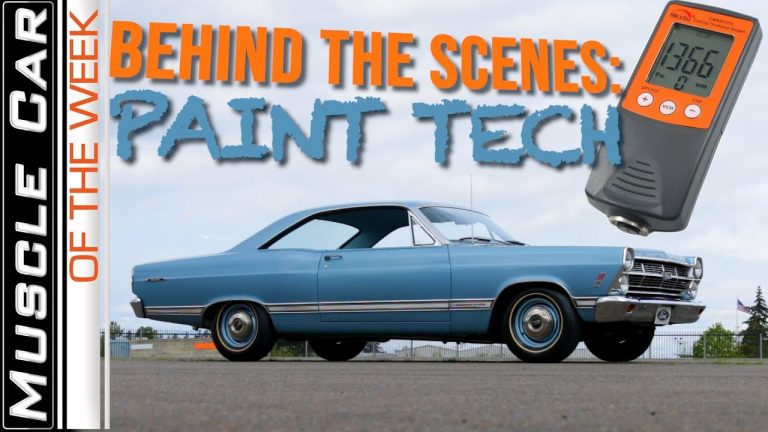 Behind The Scenes Paint Tech Muscle Car Of The Week Video Episode 311 V8TV