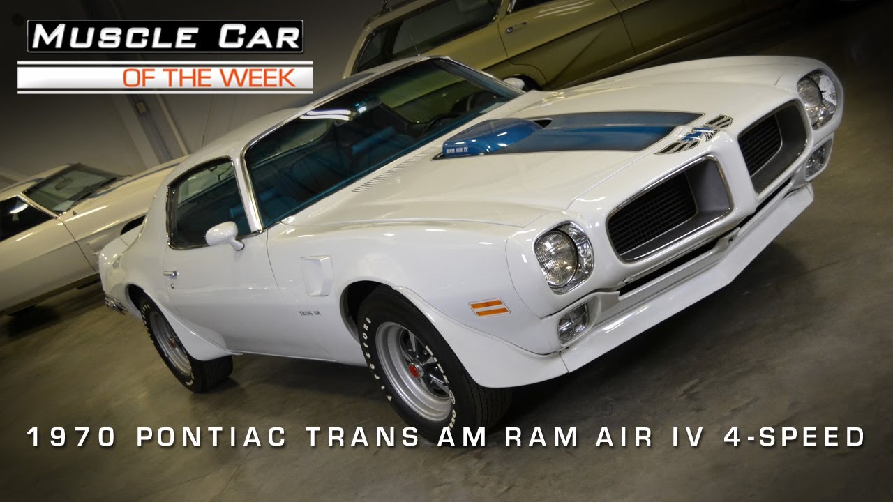 Muscle Car Of The Week Video #3: 1970 1/2 Pontiac Trans Am Ram Air IV