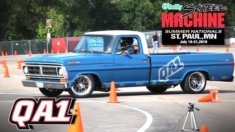 QA1 1965-1972 Ford F100 Front and Rear Coil Over Suspension Street Machine Nationals St. Paul V8TV