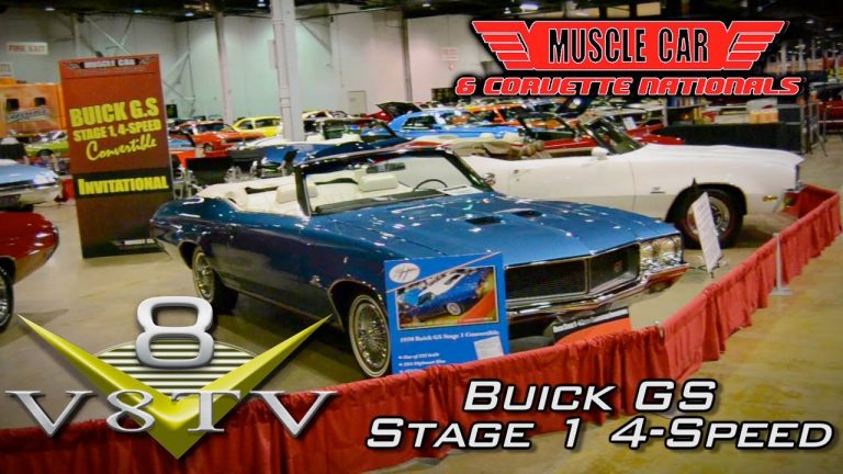 1970 Buick GS 455 Stage 1 4-Speed Convertibles at Muscle Car & Corvette Nationals Video V8TV