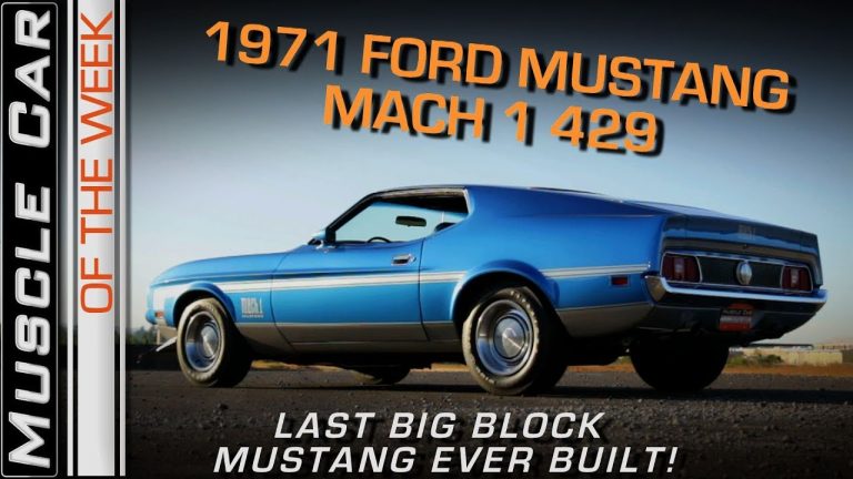 1971 Mustang Mach 1 429 Video: Muscle Car Of The Week Episode 252 V8TV