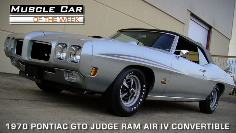 Muscle Car Of The Week Video Episode #93: 1970 Pontiac GTO Judge Ram Air IV Convertible 4-Speed