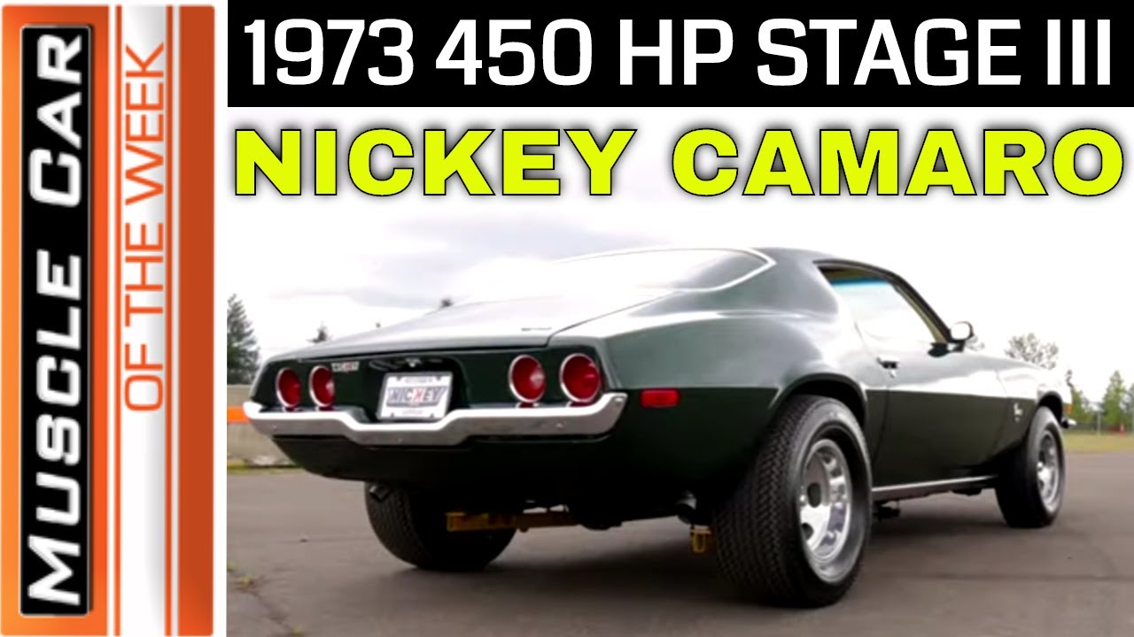 1973 Nickey Chevrolet Big Block 454 Stage III Camaro Muscle Car Of The ...