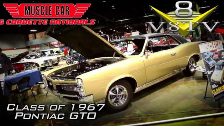 Restored 1967 Pontiac GTO Feature Video: Muscle Car And Corvette Nationals 2017 V8TV