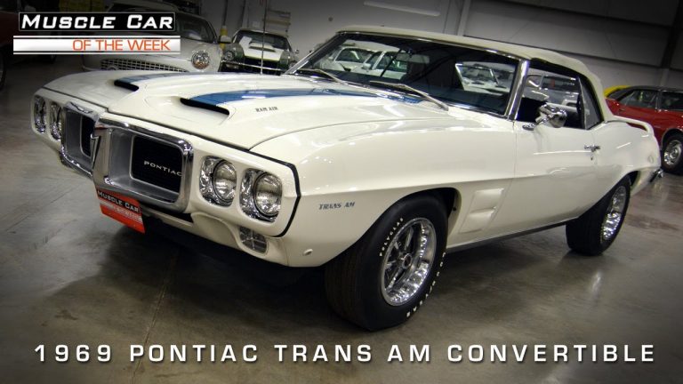 Muscle Car Of The Week Video #52: 1969 Pontiac Trans Am Convertible