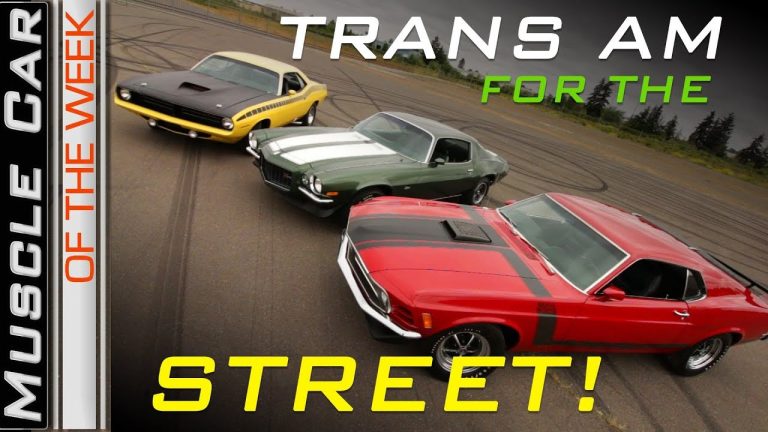 1970 Trans Am Cars For The Street: Muscle Car Of The Week Episode 269 V8TV