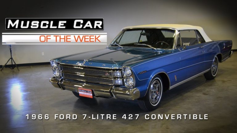 1966 Ford 7-Litre R-Code 427 Convertible 4-Speed Muscle Car Of The Week Video #20
